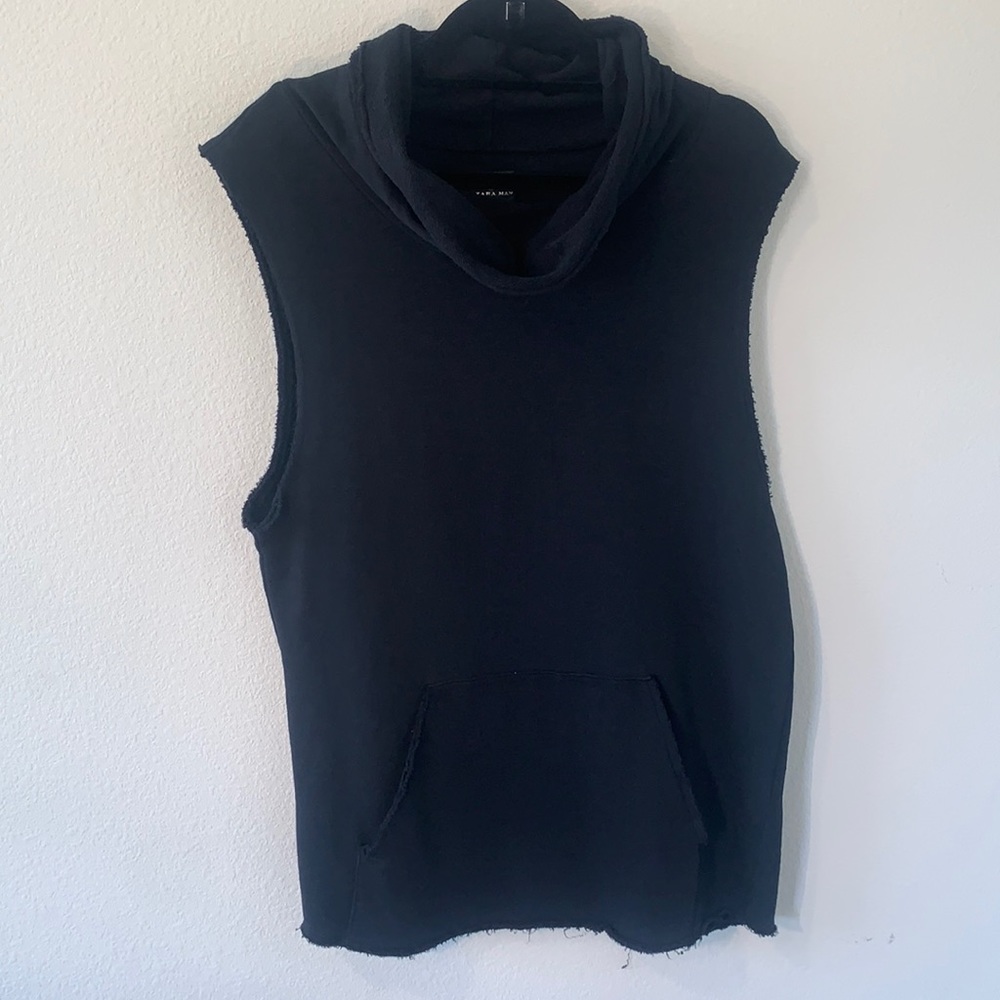 Zara - Sleeveless Loose Turtleneck